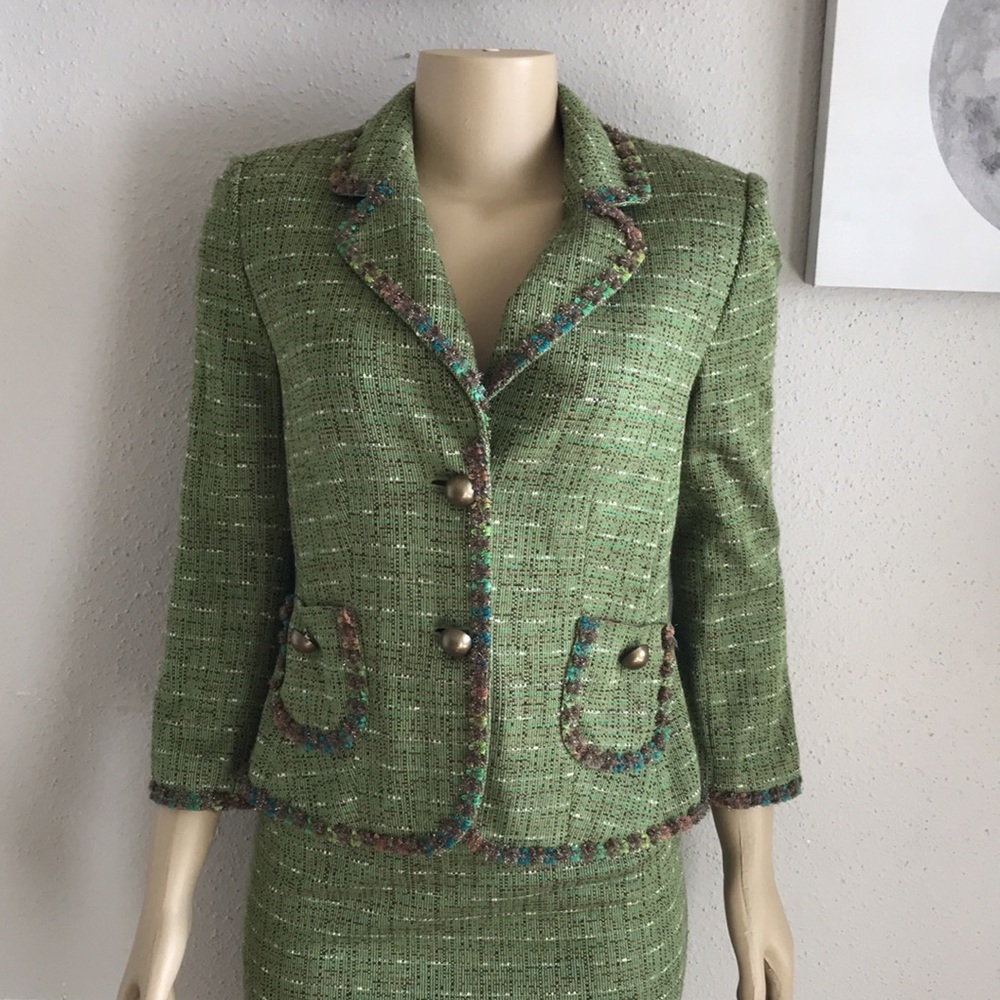 ISABEL & NINA Green Suit Set Size 6 - Picture 2 of 9